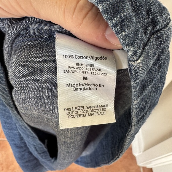 Blue Midi Denim Dress - Picture 5 of 10